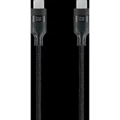 BlueBuilt USB-C vers USB-C Câble 3 m Nylon Noir