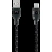 BlueBuilt Câble USB-A vers USB-C 3 m Nylon Noir