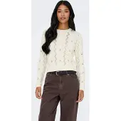 ONLY Pull-over 'ONLRita' crème / bleu clair / vert