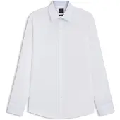 BOSS Chemise Regular en coton stretch facile à repasser
