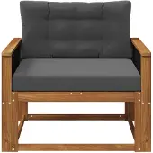 vidaXL Sofa de milieu extérieur Naturel