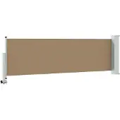 vidaXL , store de balcon, 80 x 300 cm, 100% polyester, fer, acier