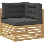 vidaXL Ensemble de canapés d'extérieur avec coussins, 7 pièces, blanc et anthracite