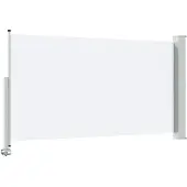 vidaXL , store de balcon, 140 x 300 cm, 100% polyester, fer, acier