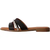 The Divine Factory Mule 'Alénoa Leder-Pantoletten' noir