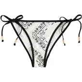 Rockett St George Bas de bikini noir / blanc