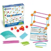 Learning Resources Kit de construction - Formes 3D - Explorers