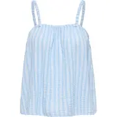 ONLY Haut 'ONLThyra' bleu clair / blanc