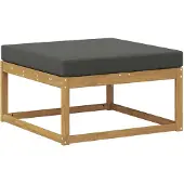 vidaXL Tabouret d'extérieur en polyester blanc