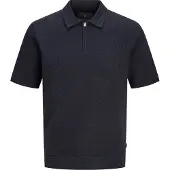 Jack & Jones Milano Knit Short Sleeve Polo Bleu M Homme