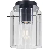 LUCANDE Plafonnier , Eirian, dimmable, Transparent, Salon / séjour, Métal, Moderne