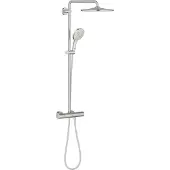 GROHE Rainshower SmartActive 310 système de douche rond thermostatique pomme de douche Ø31cm et pommeau de douche Ø13cm supersteel 26836dc0