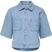 ONLY Chemisier 'ONLCleo' bleu denim