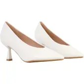 Super Mode Escarpins 'Pumps mit Absatz' blanc