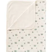 Fresk Surf Cotton Blanket Beige