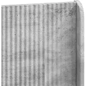 vidaXL Tête de lit gris béton PB