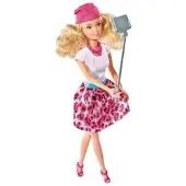 Halay Poupée Steffi Modepop avec perche à selfie, 29 cm, vêtements tendance, pour les enfants à partir de 3 ans