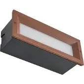 LUCANDE Luminaires d'extérieur , Lachlain, Brun / rouille, Balcon, Aluminium, Moderne