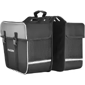 TecTake Sacoche de vélo 35 litres pour porte bagages arrière - noir