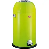 Wesco Poubelle à pédale 184631-20 KICKMASTER en VERT LIMITE de 33 litres / Collecteur de déchets / Poubelle