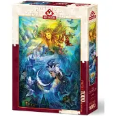 Art puzzle Puzzle Les Princesses du Jour et de la Nuit - 1000 pièces