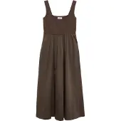 Comma Robe brun foncé