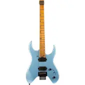 Spira Guitars S-400 Headless MPB Satin Blue guitare électrique