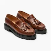 Playboy Footwear Mocassins Edith Femme Brandy Leather