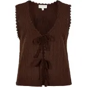 Apricot Gilet ' ' marron