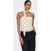 ONLY Haut 'JDYElsa' noir / blanc