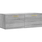 vidaXL Armoire murale Gris Sonoma 100x36,5x35 cm Bois composite