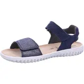 Superfit SPARKLE : Sandales bleues pour filles, chaussures de loisirs