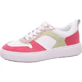Tamaris Baskets basses kiwi / rouge sang / blanc