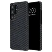 Accezz Coque Kevlar MagSafe Samsung Galaxy S26 Ultra - Noir