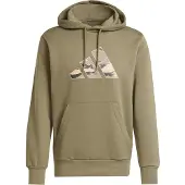 Adidas Hommes, Pull-over, Herren-Sweatshirt in Camouflage-Olivgrün, Vert, (L)
