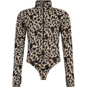 Protest Cosmic Body Half Zip Fleece Beige L Femme