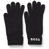 BOSS Gants en maille à logo imprimé pour enfant