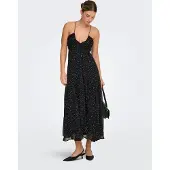 ONLY Robe 'ONLElle' noir / blanc