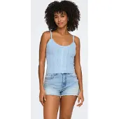 ONLY Tops en tricot 'ONLKia' bleu clair