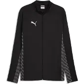 Puma Veste de sport 'TeamLIGA26' gris / gris foncé / noir / blanc