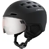 Head Radar Visor Helmet Noir XL-2XL / Silver-Red/CAT2