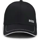 BOSS Casquette noir / blanc