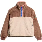 Superdry Pull-over beige / bleu / marron