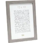 Deknudt cadre en bois étroit en gris 15x20