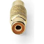 Nedis Adaptateur Mono Audio Prise RCA Prise RCA plaqué or droit Métal - Ne
