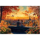 Educa Puzzle Amoureux à Paris - 1500 pièces