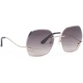 GUESS Gu00268 Woman Sunglasses Doré Gradient Brown/CAT3 Femme