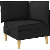 vidaXL Canapé avec rangement, en tissu