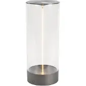 Konstsmide Lampe rechargeable Edison L anthracite