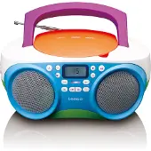 Lenco Radio portable FM avec Lecteur CD/USB SCD-41 Multicolore